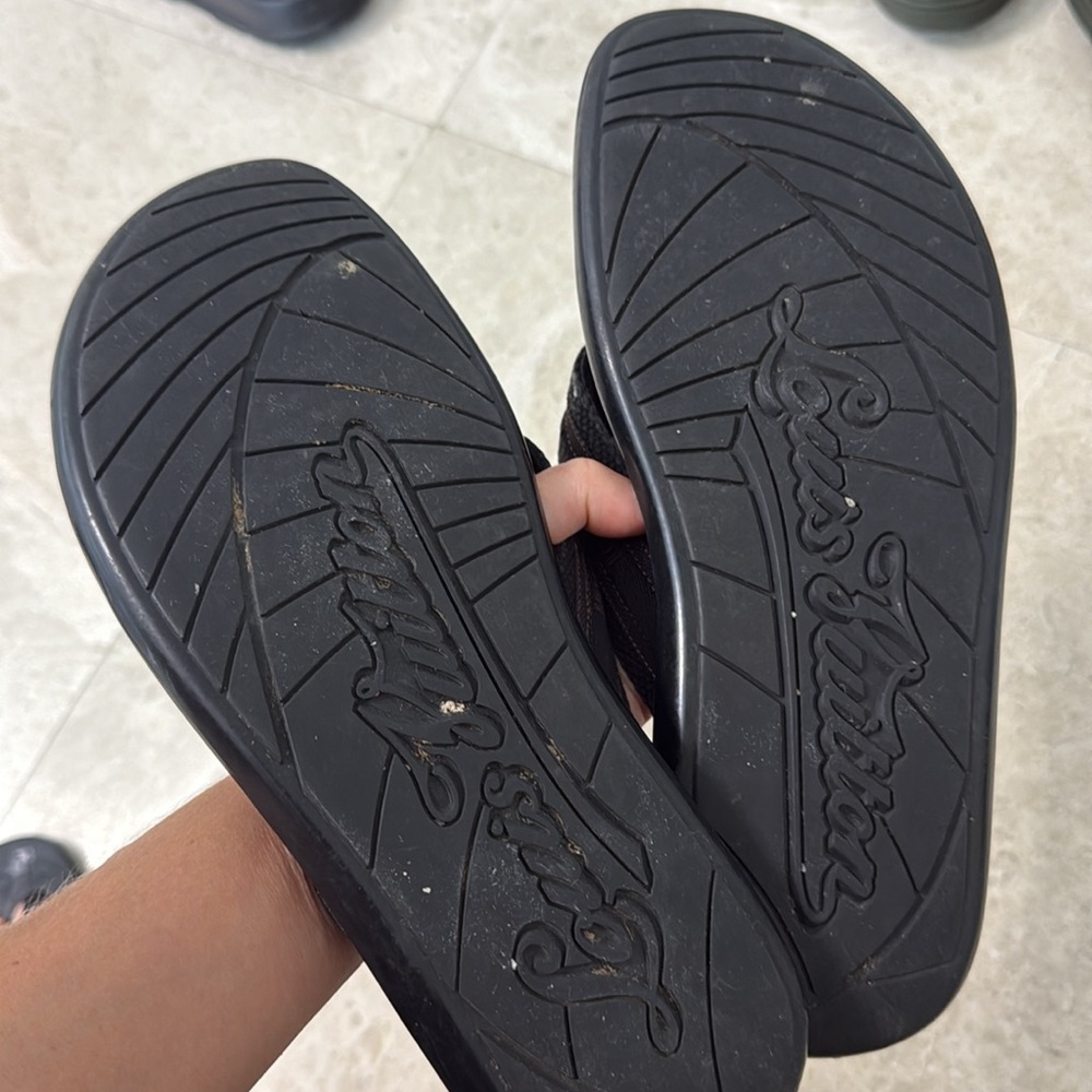 Louis Vuitton, real leather, men’s leather flip-flops - Picture 3 of 4